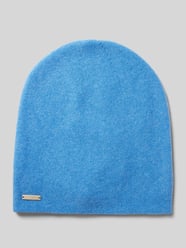 Czapka beanie z detalem z logo od Seeberger - 30