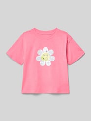 t-shirt z cekinowym obszyciem od GAP - 33