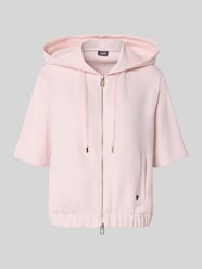 Bluza dresowa z krótkim rękawem model 'Therese' od JOOP! Fuksjowy - 4
