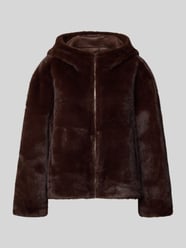 Jacke aus Kunstfell mit Reißverschluss Modell 'PANDY' von ba&sh - 1