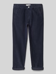 Regular Fit Cordhose mit Eingrifftaschen Modell 'canigo' von Mango Blau - 27