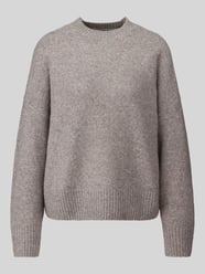 oversized pullover met wol model 'BOOM' van VERO MODA Beige - 2