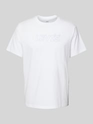 Relaxed Fit T-Shirt mit Label-Stitching von Levi's® Weiß - 28