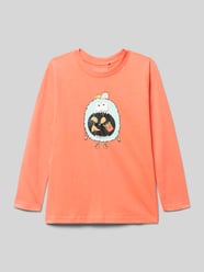 Shirt met lange mouwen en motiefprint van Blue Seven - 35