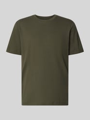 krój regular fit t-shirt z mieszanki bawełny od Tom Tailor - 38