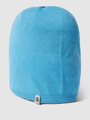 Gebreide muts met labeldetail van Roeckl Blauw - 21