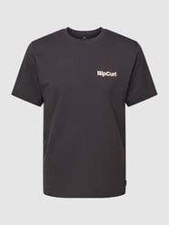 T-shirt z okrągłym dekoltem model 'BLAZED AND TUBED’ od Rip Curl Czarny - 32