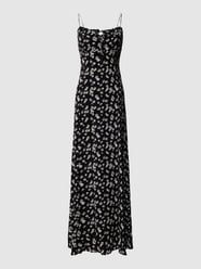 Midikleid mit floralem Allover-Muster von REVIEW Schwarz - 12