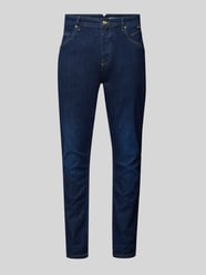 Tapered Fit Jeans im 5-Pocket-Design Modell 'Alex' von GABBA Blau - 9