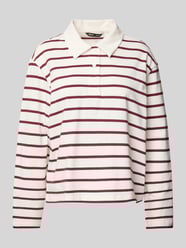 Regular Fit Poloshirt aus reiner Baumwolle Modell 'SIRA' von Only Bordeaux - 4