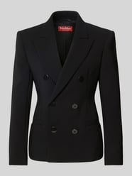 Blazer mit Leistentaschen Modell 'KEY' von Max Mara Studio Schwarz - 29