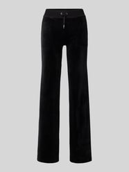 Regular Fit Trackpants mit aufgesetzten Taschen von Juicy Couture Schwarz - 1