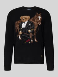 Sweter z dzianiny z Wełny z Motywem od Polo Ralph Lauren - 12