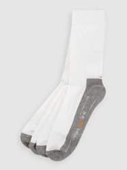Socken mit Label-Print im 4er-Pack von camano Weiß - 44