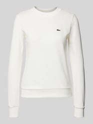 Sweatshirt mit Logo-Stitching von Lacoste Sport Beige - 38
