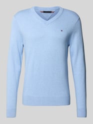 Regular fit pullover van een mix van katoen en kasjmier van Tommy Hilfiger - 37