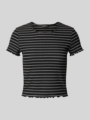 Slim fit T-shirt met viscose, model 'EMMA' van Only - 43