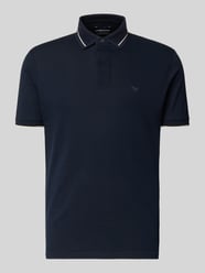 Slim Fit Poloshirt mit Label-Stitching von Emporio Armani - 20
