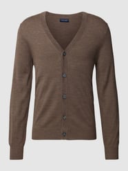 Strickjacke im Slim Fit von Christian Berg Men Beige - 46