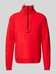 Sweatshirt mit Stehkragen Modell 'Zartic' von BOSS Green Rot - 26