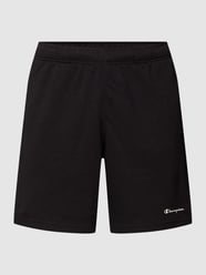 Sweatshorts mit Label-Details Modell 'Bermuda' von CHAMPION Schwarz - 8