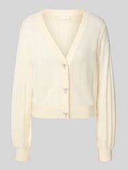 Strickjacke aus Viskose-Mix mit V-Ausschnitt Modell 'LYLA' von Guess - 14