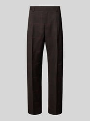 Spodnie garniturowe o kroju slim fit z czystej żywej wełny model 'Gatur' od HUGO - 34
