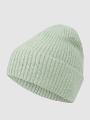 Czapka beanie z imitacji dzianiny model ‘Muskan’ od mbyM Zielony - 44