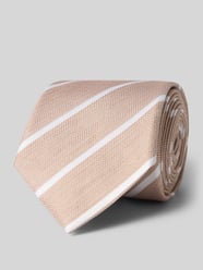 Krawat z Mieszanka jedwabiu i lnu we Wzór na całej powierzchni (8 cm) od JOOP! COLLECTION - 12