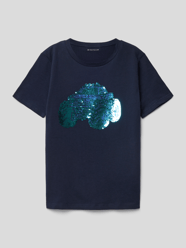 T-Shirt mit Motiv-Print von Tom Tailor Blau - 29