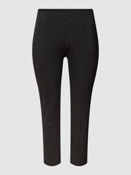 PLUS SIZE broek met siernaden van Tom Tailor Plus Grijs / zwart - 29