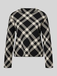 Gebreide pullover van viscosemix met ronde hals van comma - 2