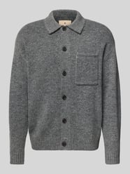 Gebreid jack met platte kraag en borstzak van Jack & Jones Premium - 2