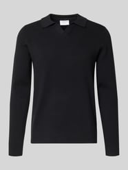 Relaxed Fit Strickpullover in Ripp-Optik von Lindbergh - 3