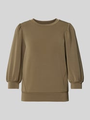 Sweatshirt mit 3/4-Arm Modell 'TENNY' von Selected Femme Grün - 1