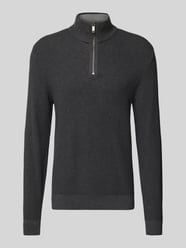 Slim Fit Troyer aus reiner Baumwolle von MCNEAL - 12