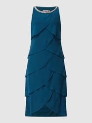 Cocktailkleid aus Chiffon  von Christian Berg Cocktail Blau - 46