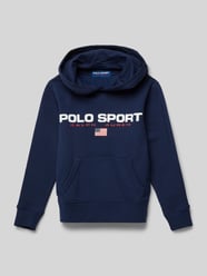 Hoodie met labelprint van Polo Sport - 25