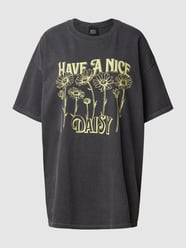 Oversized T-Shirt mit Motiv-Print Modell 'Nice Daisy' von BDG Urban Outfitters Schwarz - 39