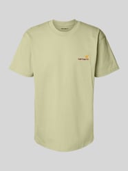 T-shirt z wyhaftowanym logo od Carhartt Work In Progress - 18