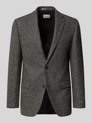 slim fit 2-knoop-colbert van scheerwol van ROY ROBSON - 23