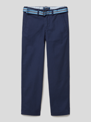 Chino met riem, model 'BEDFORD' van Polo Ralph Lauren Kids Blauw / turquoise - 14