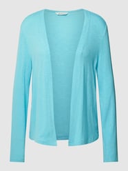 Cardigan met opengewerkte voorkant van Tom Tailor Turquoise - 18
