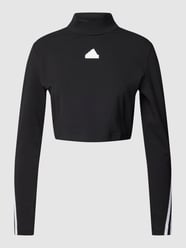 Cropped Longsleeve mit Galonstreifen von ADIDAS SPORTSWEAR Schwarz - 43