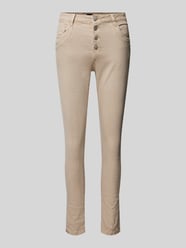 Skinny Fit Jeans im 5-Pocket-Design von miss goodlife Beige - 46