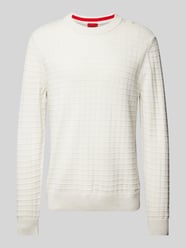 Gebreide pullover met structuurmotief, model 'Scoult' van HUGO - 32