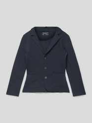 Żakiet z kołnierzem z połami model ‘festlich’ od Blue Effect Niebieski - 39