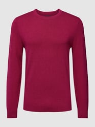 Pullover mit geripptem Rundhalsausschnitt von MCNEAL Pink - 19