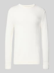 Sweter z dzianiny z okrągłym dekoltem model ‘OTTO’ od JACK & JONES - 3