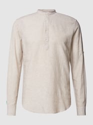 Vrijetijdsoverhemd met maokraag, model 'CAIDEN' van Only & Sons Wit - 30